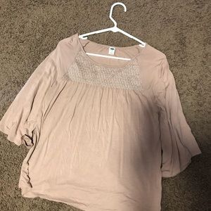 Light pink top